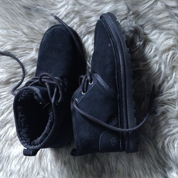 UGG Men's Black Suede Boots - Picture 2 of 5
